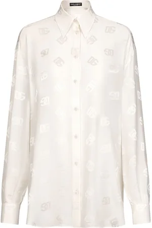 Dolce & Gabbana Camisa de seda en jacquard