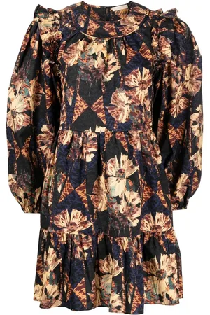 ULLA JOHNSON Vestido con estampado floral