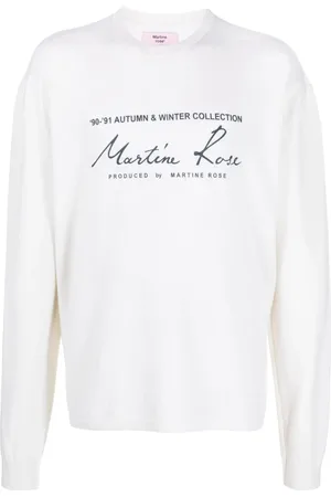 MARTINE ROSE Sudadera con logo estampado