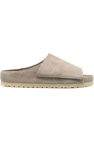 FEAR OF GOD Flip flops de gamuza con puntera abierta
