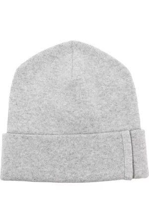 Brunello Cucinelli Mujer Gorros - Beaded-trim wool beanie