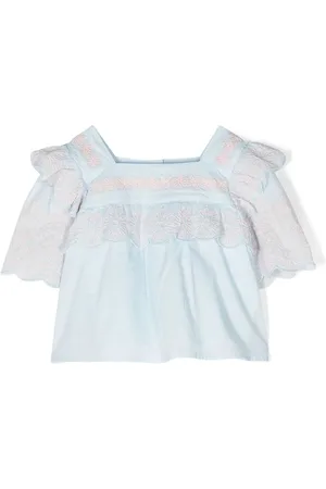 Stella McCartney Top con diseño bordado