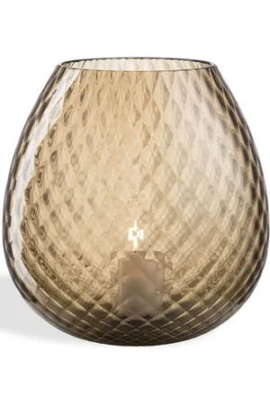 NasonMoretti Portavelas de vidrio Macramé