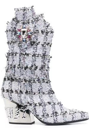 Philipp Plein Botas Cowboy Gothic Plein con tacón de 85mm