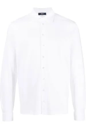 HERNO Camisa con cuello italiano