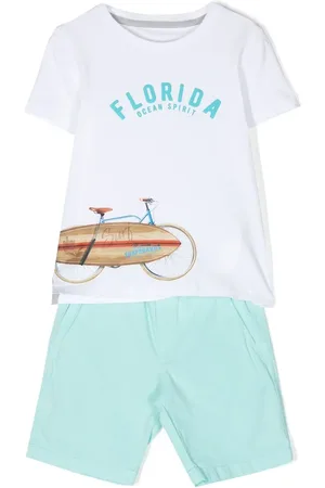 Lapin House Set de shorts y playera con estampado gráfico