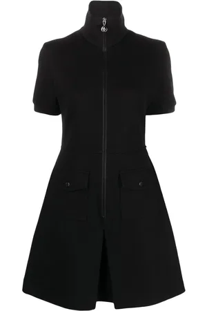 Moncler Vestido corto manga corta con cierre