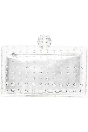 Aquazzura Bolsa de mano con detalle de strass