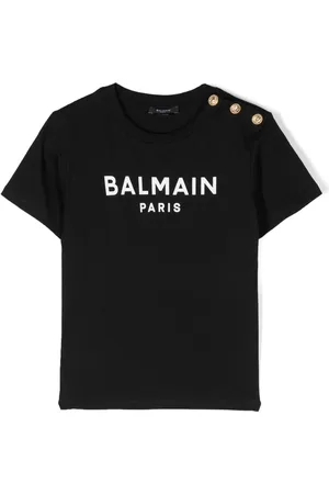 Balmain Playera con logo estampado