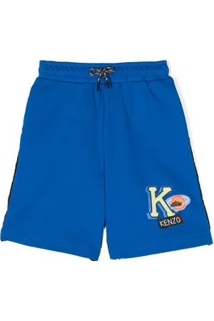 Kenzo Shorts con diseño de dos tonos y logo