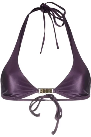 GCDS Top de bikini con cuello halter