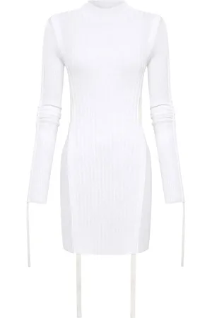 DION LEE Vestido utility manga larga fruncido