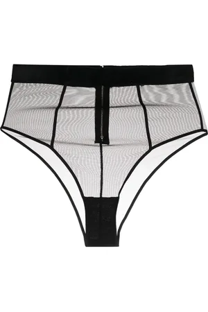 Kiki de Montparnasse Calzones transparentes con tiro alto