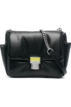 Msgm Bolsa de hombro capitonada