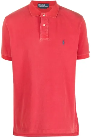 Ralph Lauren Playera tipo polo con logo bordado