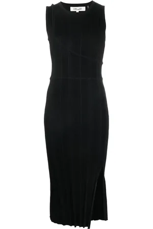 Diane von Furstenberg Vestido midi sin mangas