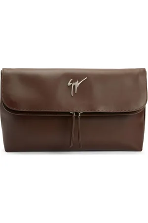 Giuseppe Zanotti Bolsa de mano con placa del logo
