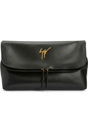 Giuseppe Zanotti Bolsa de mano con placa del logo