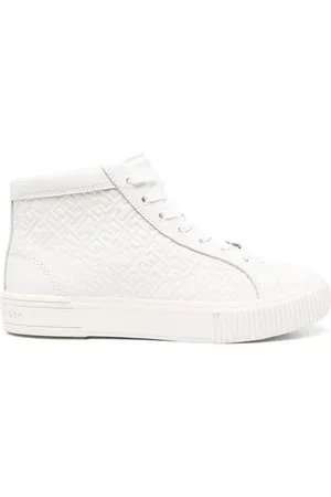 Tommy Hilfiger Tenis altos con monograma en relieve
