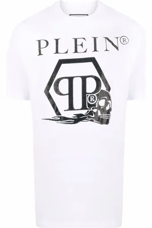 Philipp Plein Playera con logo estampado