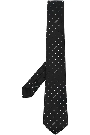 Moschino Corbata de seda con logo estampado