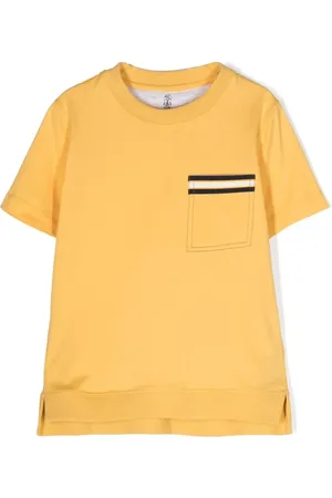 Brunello Cucinelli Playera manga corta con cuello redondo