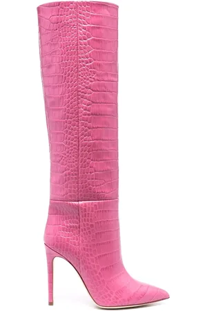 PARIS TEXAS Botas con efecto de piel de cocodrilo y tacón de 120mm