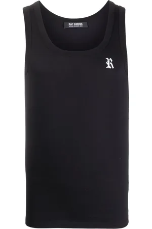 RAF SIMONS Camiseta con logo estampado