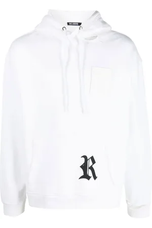 RAF SIMONS Hoodie con parche del logo
