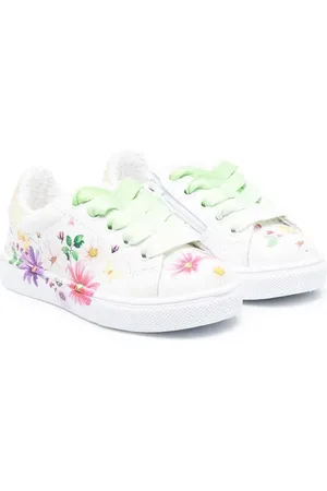 MONNALISA Tenis bajos con estampado floral