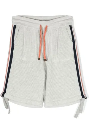 Brunello Cucinelli Shorts deportivos con cordones en la pretina