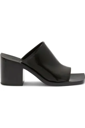 Jil Sander Mules con tacón cuadrado