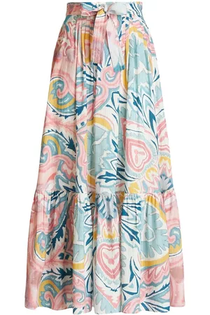 Etro Falda larga con estampado gráfico