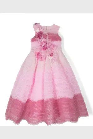 Marchesa Notte Vestido con capas de tul