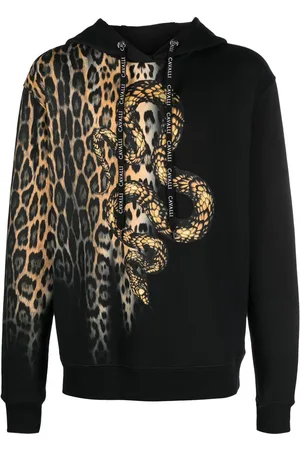 Roberto Cavalli Sudadera con motivo animal