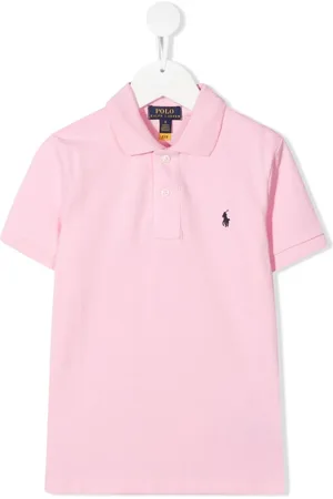 Ralph Lauren Playera tipo polo con logo bordado
