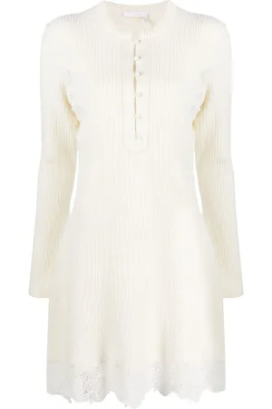 Chloé Vestido tejido de canalé