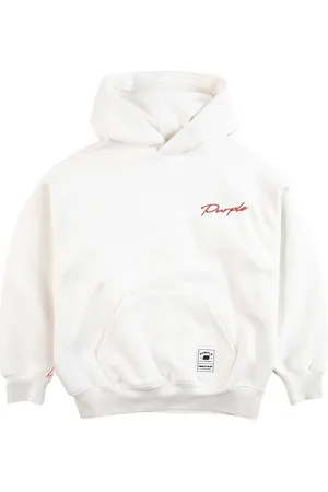 Purple Brand Hoodie con detalle del logo