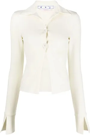 OFF-WHITE Camisa Sleek manga larga
