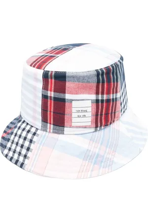 Thom Browne Gorro de pescador con parche del logo