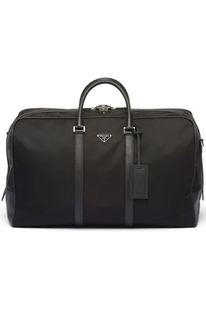 Prada Bolsa duffle con parche del logo