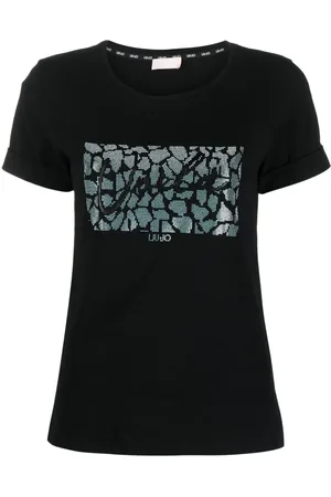 Liu Jo Playera con logo y detalles