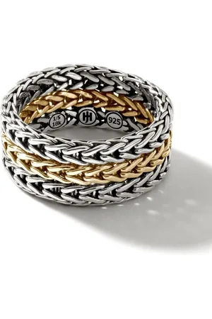 John Hardy Anillo Classic Chain en oro amarillo de 18kt