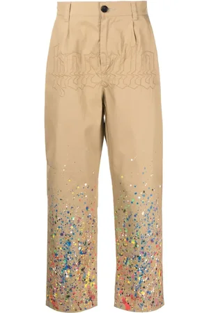 HACULLA Pantalones con salpicaduras de pintura estampadas