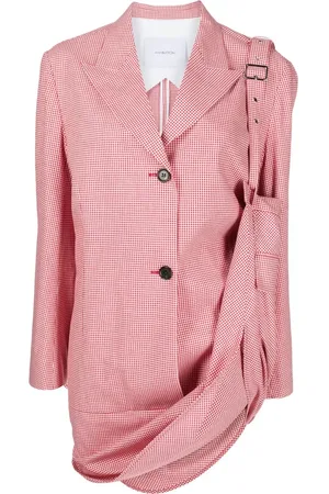 pushBUTTON Vestido con cuadros estampados