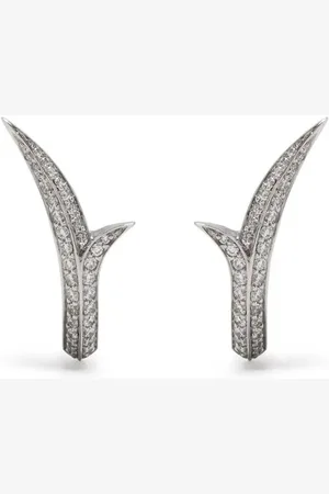 STEPHEN WEBSTER Anillo Thorn Stem en oro blanco de 18kt con diamantes