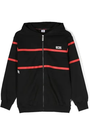 GCDS Hoodie con logo estampado en el pecho