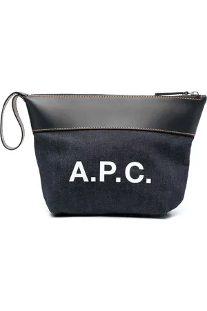 A.P.C. Bolsa de mano con logo estampado