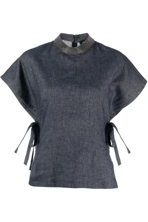 Fabiana Filippi Playera con detalle de moño