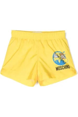 Moschino Shorts de playa con logo estampado